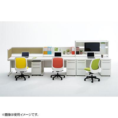 UR-187AL-33 W4 US-1S 両袖机 スチールデスク オフィスデスク A-3段袖×A-3段袖 多量収納タイプ 幅1800×奥行700×高さ720mm プラス(PLUS)の画像