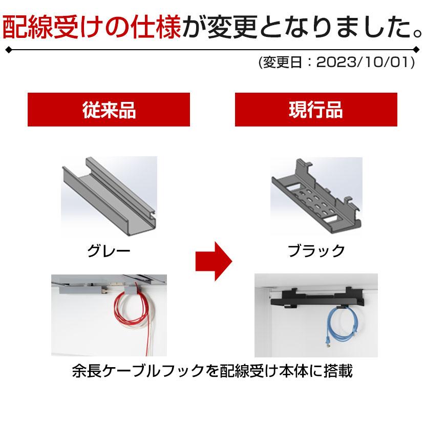 PLUS ユーエスツー 平机 L字脚 D700 幅1500×奥行700×高さ720mm US-NS157Hの画像