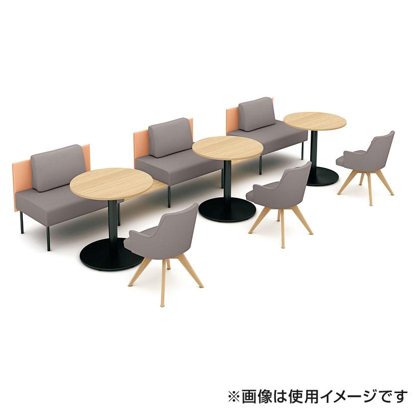 WF-0707CT-BS-N WORK FRAN ワークフラン カフェテーブル サイドテーブル ロータイプ スクエア オフィスラウンジ 幅750×奥行750×高さ720mm プラス(PLUS)_5
