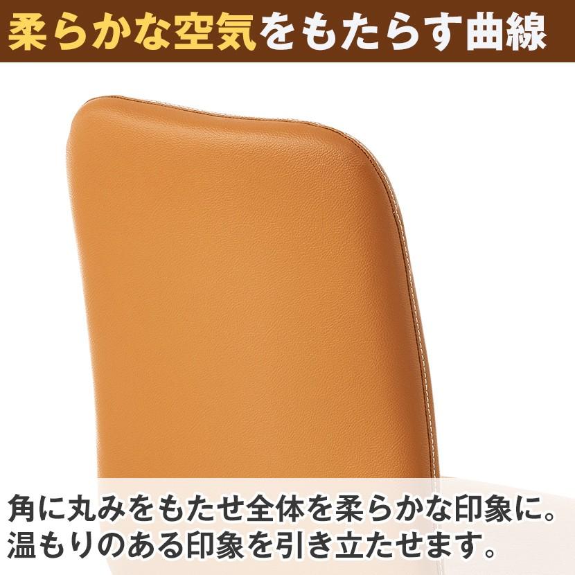 法人様限定 スタッキングチェア 完成品 ミーティングチェア 会議椅子 ラウンジチェア PVCレザー プローヴァ 幅530×奥行500×高さ830mm | オフィスコム | 07