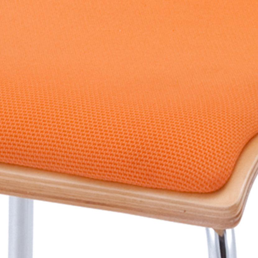 4脚セット プライウッドチェア パッド付き 幅498×奥行525×高さ820mm | アール・エフ・ヤマカワ | 04