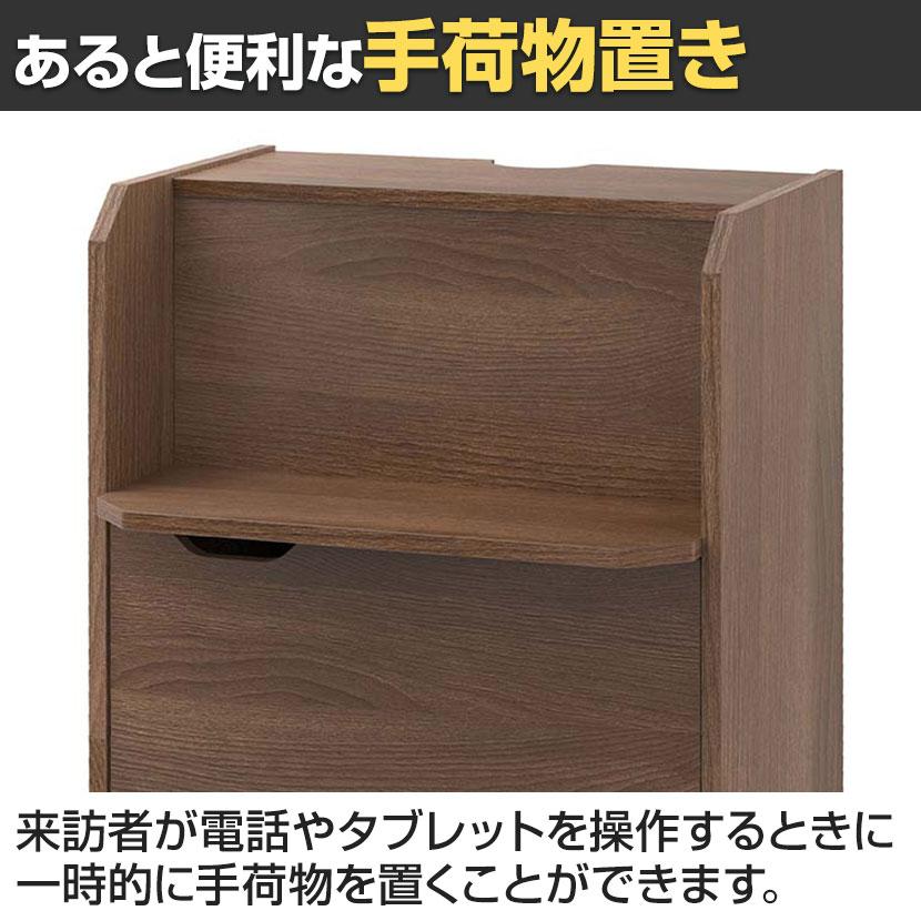 無人受付カウンター 幅600×奥行472×高さ1005mmの画像