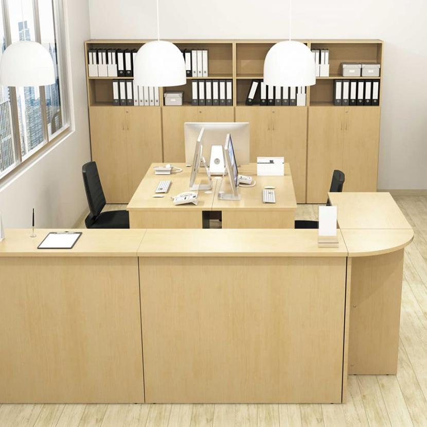 Jシリーズ ハイカウンター コーナー 幅450×奥行450×高さ1000mm RFPC-106M | アール・エフ・ヤマカワ | 04