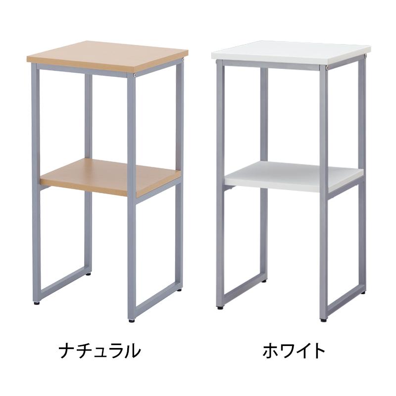 シンプル電話台　DBR/WHカタログ価格34344円 アール・エフ・ヤマカワ 電話台(高さ調節可能)/オフィスラック/RFTC