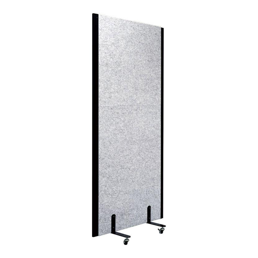 ブラック:2026年1月中旬入荷予定 REMUTE リミュート 吸音パーティション キャスター付き 幅920×奥行420×高さ1910mm | 0000