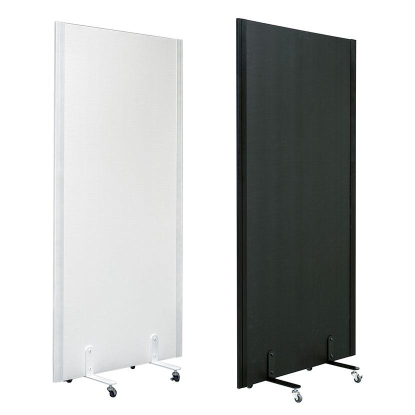 ブラック:2026年1月中旬入荷予定 REMUTE リミュート 吸音パーティション キャスター付き 幅920×奥行420×高さ1910mm | 0000 | 04