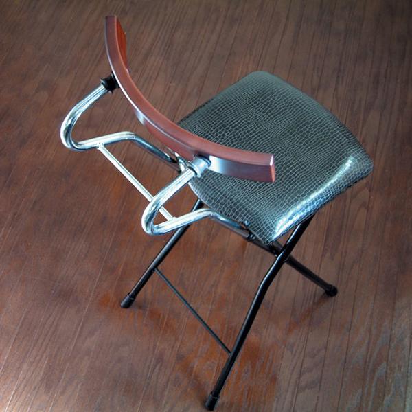 ルネセイコウ ロイドチェアー 折りたたみ可能 完成品 日本製 リザード