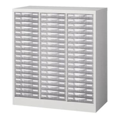 A4判書類整理ケース 床置型 ホワイト 幅777×奥行400×高さ880mm SE-A4W-P318S 収納ケース レターケース 書類ケース A4 書類収納 引き出し 国産 完成品