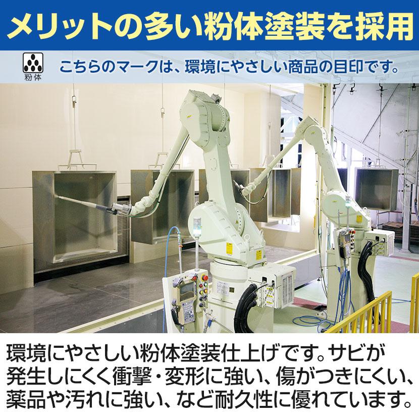 抗菌加工 国産 完成品 引戸スチール書庫(下置用アジャスター付き) ホワイト 幅880×奥行515×高さ1120mm オフィス キャビネット SIAAの画像