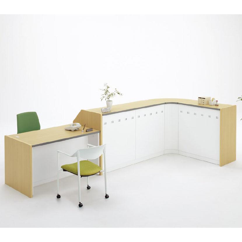 NSシリーズ ハイカウンター用 90度外コーナー 受付カウンター オフィス