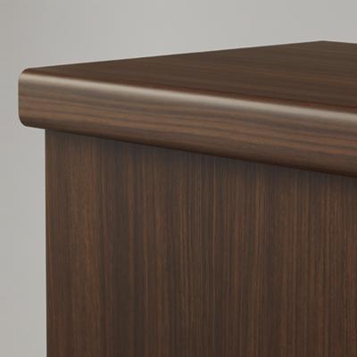 ハイカウンターPX 受付 Uタイプ(ホワイト×木目天板)収納 鍵付/幅1500×奥行470×高さ952mm 国産 【施工】 /SE-PXH-15UBW