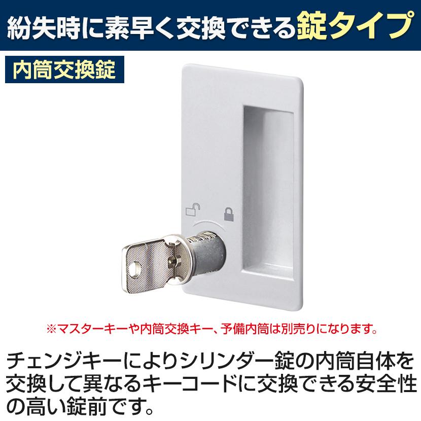 ホワイト:5月下旬入荷予定 8人用 2列4段 スチールロッカー 内筒交換錠 幅900×奥行515×高さ1790mm SLDW-8W-T SLDK-8W-T 国産 完成品の画像