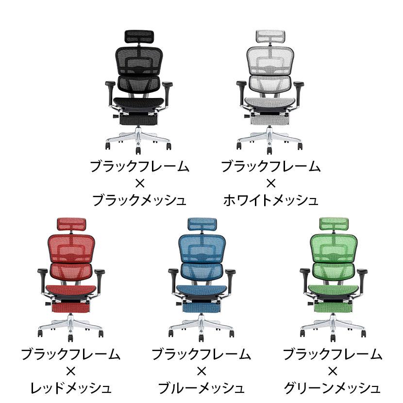エルゴヒューマン プロ2 Ergohuman PRO2 オットマン内蔵 高機能 メッシュチェア オフィスチェア デスクチェア 在宅ワーク 椅子