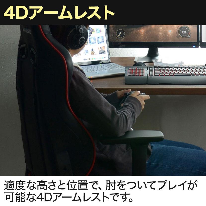 Contieaks(コンティークス) Eiger アイガー EVO ゲーミングチェア 4Dアームレスト ヘッドレスト ランバーサポート リクライニング オフィスチェア | 関家具 | 03