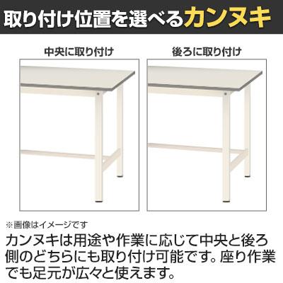 抗菌加工 サカエ 軽量作業台KAタイプ キャビネット付き KA-096CMW 幅900×奥行600×高さ740mm SIAAの画像