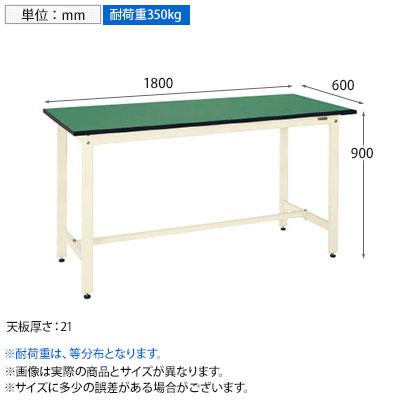 抗菌加工 サカエ 軽量立作業台KDタイプ 改正RoHS10物質対応 KD-68FEI 幅1800×奥行600×高さ900mm SIAAの画像