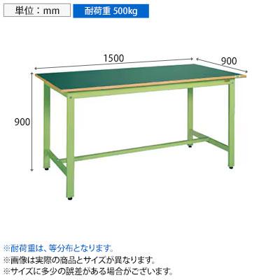 サカエ 中量立作業台KTDタイプ 幅1500×奥行900×高さ900mm KTD-503FEN_2