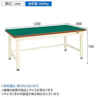 サカエ 重量作業台KWタイプ 幅1200×奥行800×高さ740mm KWF-128I_2