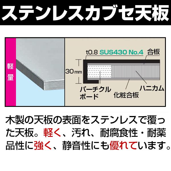 サカエ 軽量作業台 作業テーブル KSタイプ 均等耐荷重350kg 幅900×奥行600×高さ740mm KS-096HCSUの画像