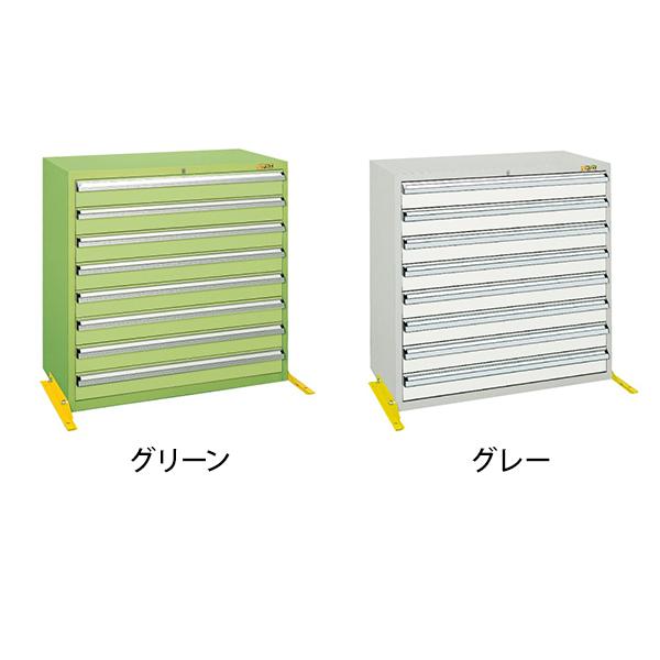 サカエ 工具管理ユニット 工具保管 キャビネット 引出し8段(100mm8段