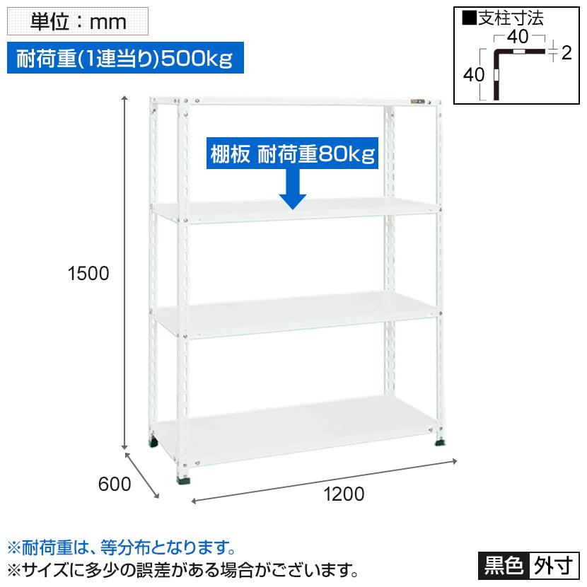 サカエ ショップラック 4段 業務用棚 店舗什器 幅1200×奥行600 サカエ ショップラック 4段 業務用棚 店舗什器 幅1200×奥行600