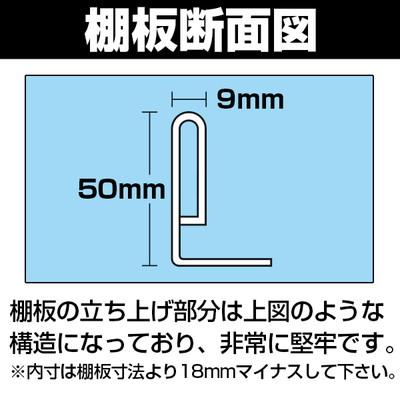 サカエ ステンレススペシャルワゴン 2段 SUS304 幅400×奥行330×高さ710mm SSR-02HSU｜officecom｜05