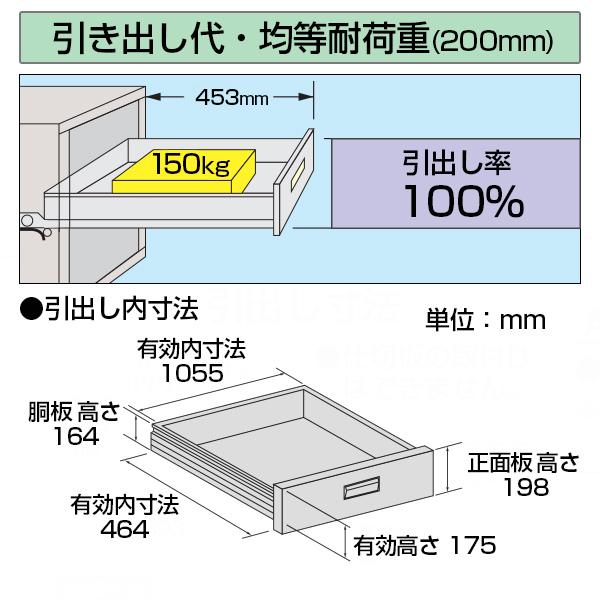 サカエ ワイドキャビネットWYタイプ 業務用収納棚 引き出し8段 サカエ ワイドキャビネットWYタイプ 業務用収納棚 引き出し8段