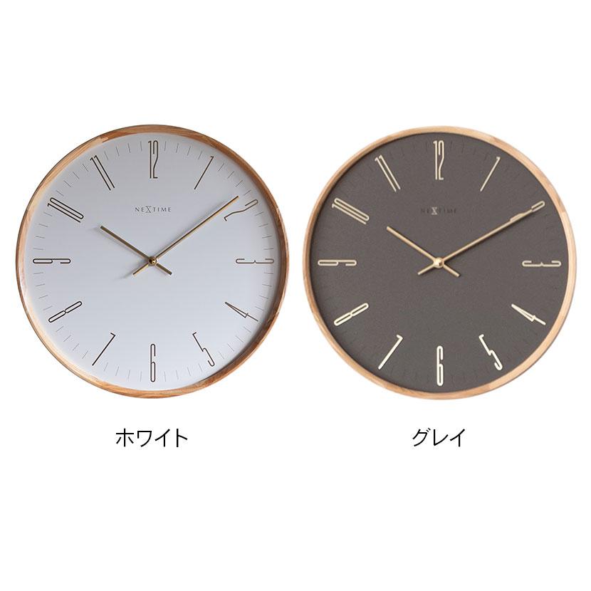掛け時計 JAPANDI 秒針なし 静か 壁掛け 時計 木製 ゴールド スイープ