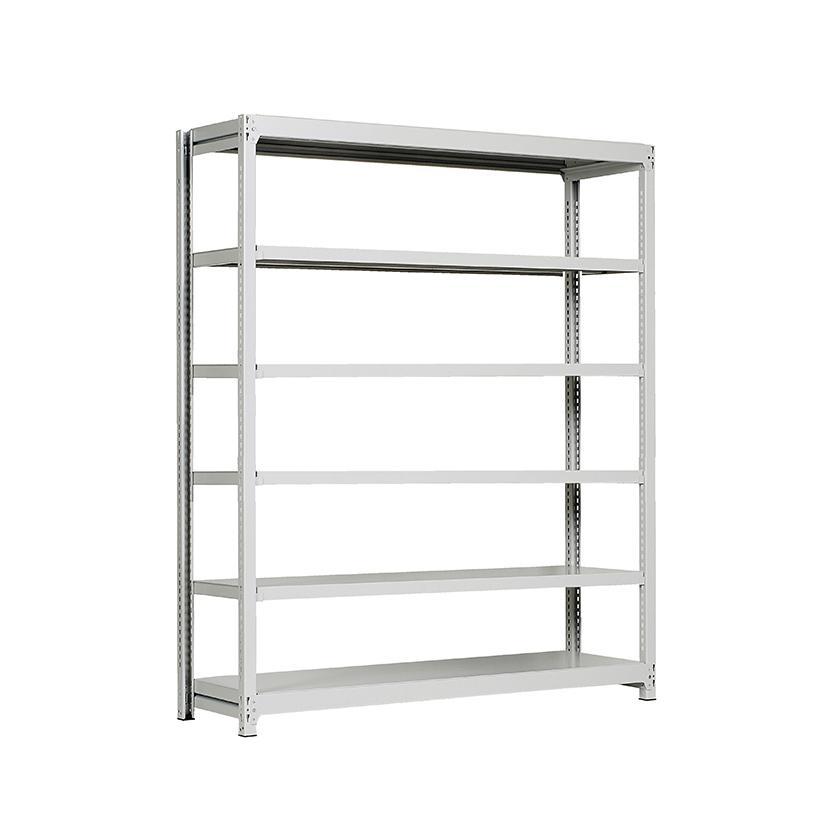 本体 国産スチールラック 中軽量棚200kg/段 単体 ボルトレス 高さ  