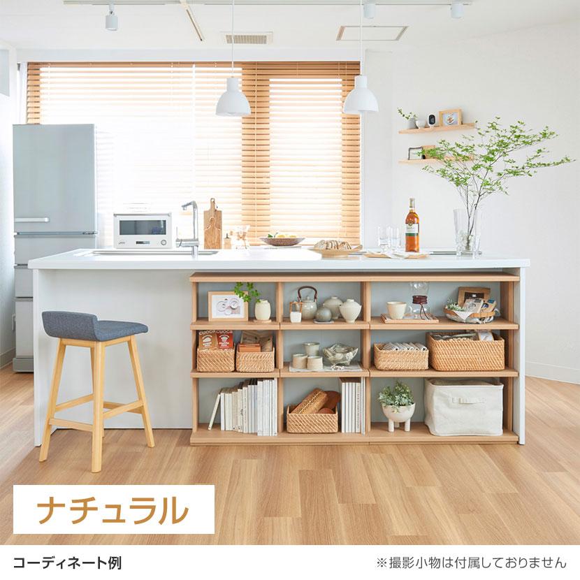 白井産業 オープンラック 棚 カウンター下 シェルフ 本棚 キッチン収納