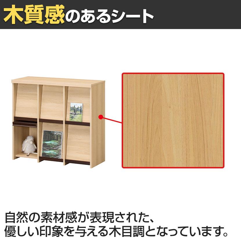 ディスプレイラック フラップ扉 本棚 飾り棚 セパルテック SEP-9095F 幅947×奥行413×高さ885mm 白井産業_14