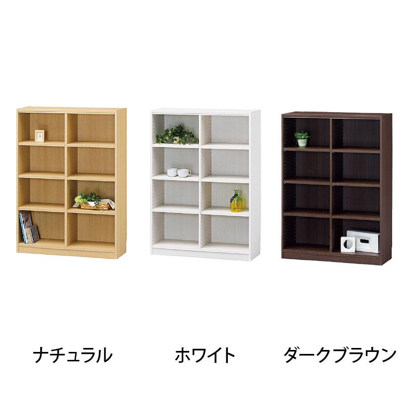 白井産業 フリーラック 全棚可動 本棚 シェルフ タナリオ TNL-1287 幅