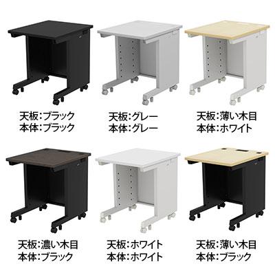 eデスク オフィスデスク ベーシックデスク 豊富なサイズ 天板:メラミン化粧板 幅600×奥行800×高さ720mm_2