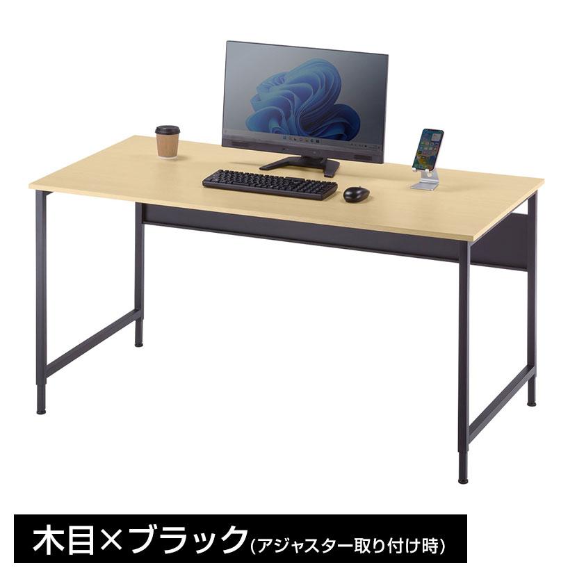 フレキシブルデスク 多目的デスク ワークテーブル 大型ケーブルトレー・キャスター+アジャスター付属 幅1400×奥行700×高さ700・720mm | SANWA SUPPLY | 02