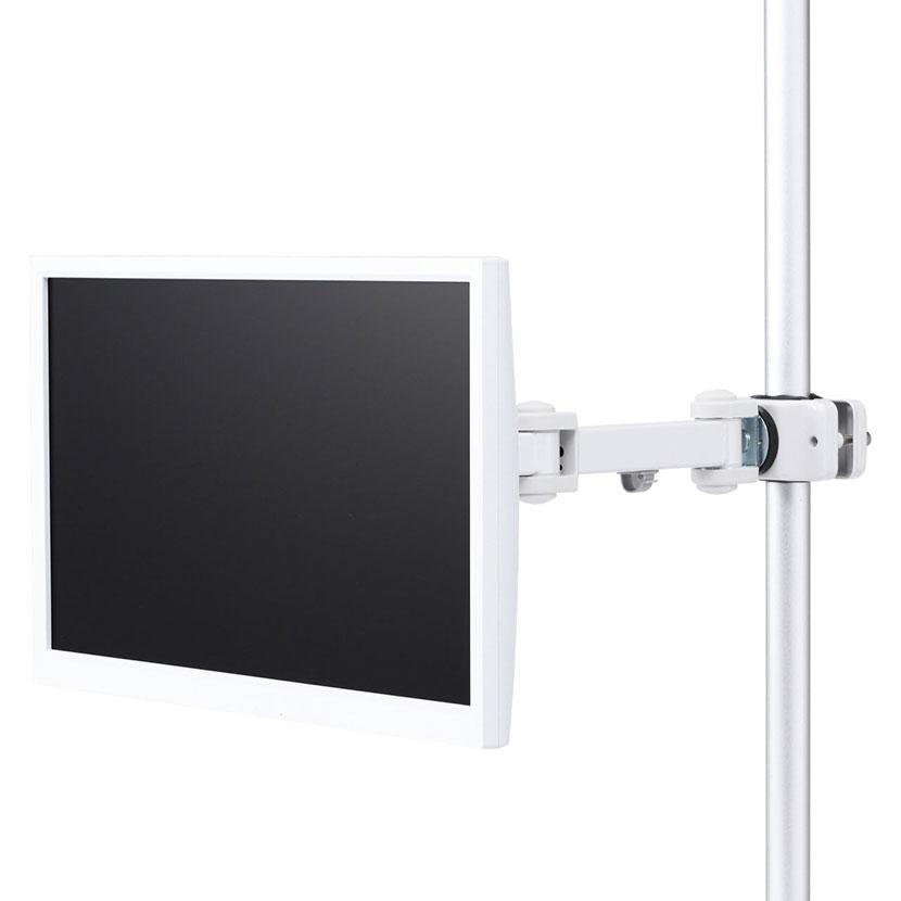 サンワサプライ 支柱取付け液晶モニタアーム 支柱径25〜40mm