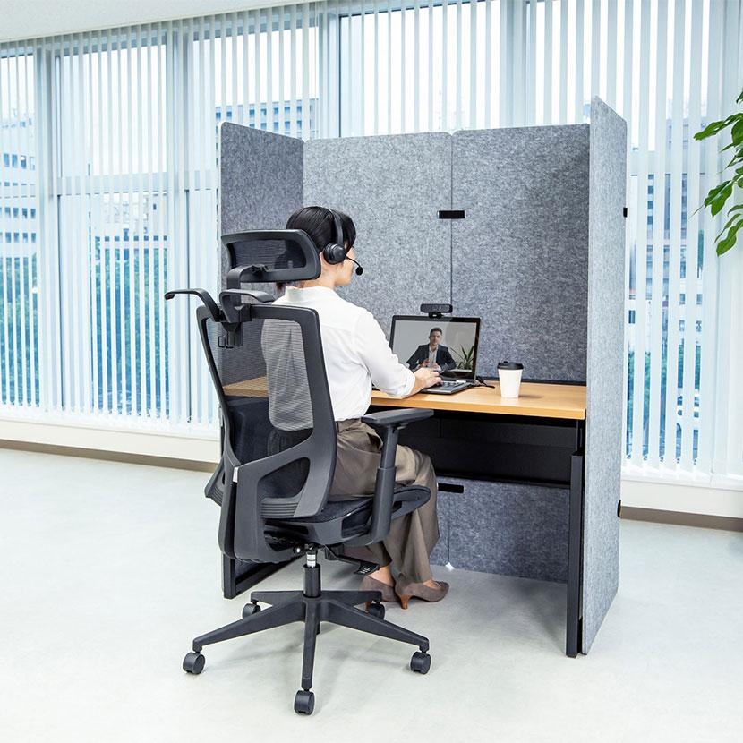 SANWA SUPPLY（サンワサプライ） パーテーションブース 吸音パネル