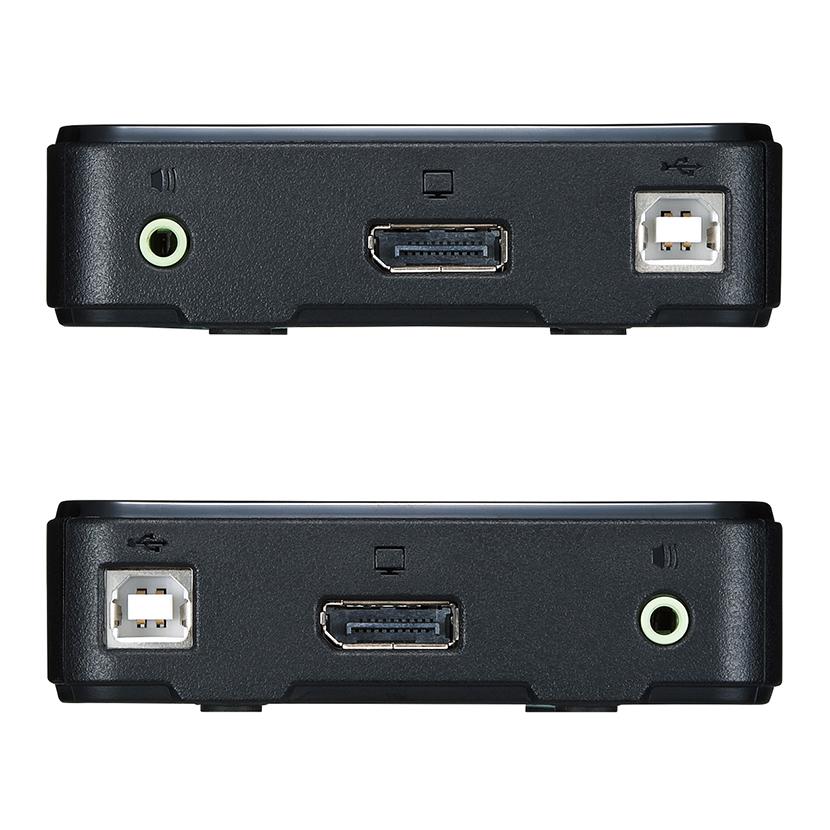 サンワサプライ DisplayPort対応手元スイッチ付きパソコン自動切替器(2:1) KVM切替器 手元切替スイッチ付き SW-KVM2WDPU