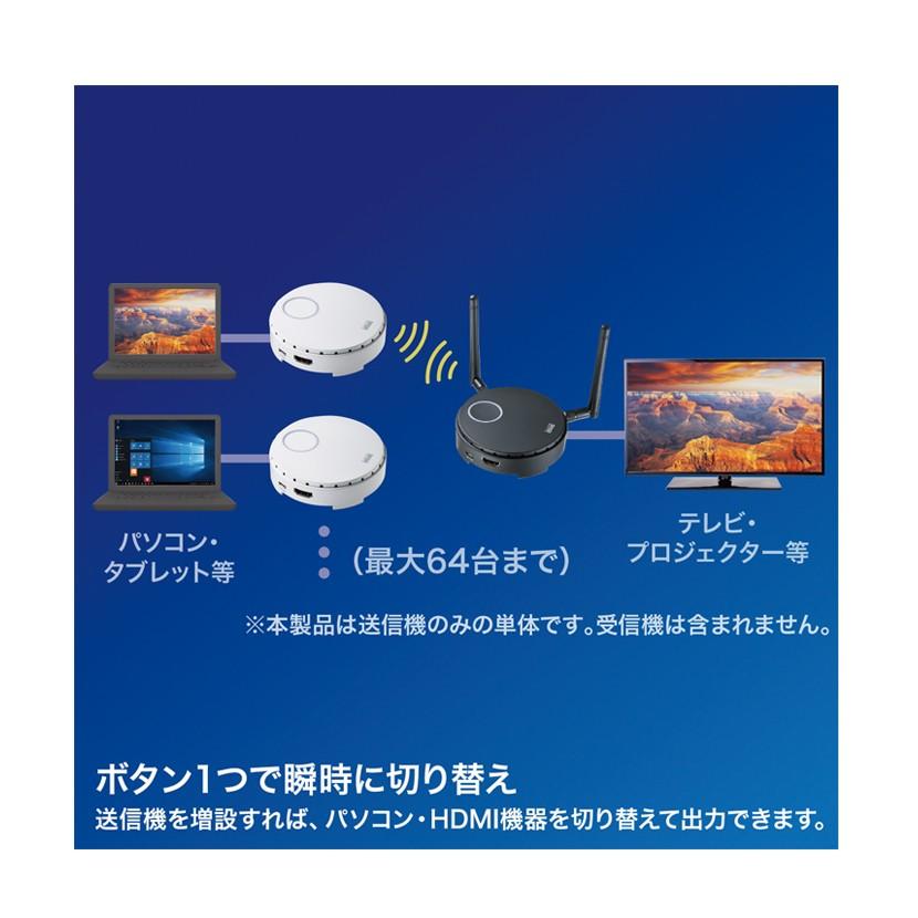 ワイヤレスHDMIエクステンダー 追加・増設可能なワイヤレスエクステンダー送信機(増設用・送信機のみ)の画像