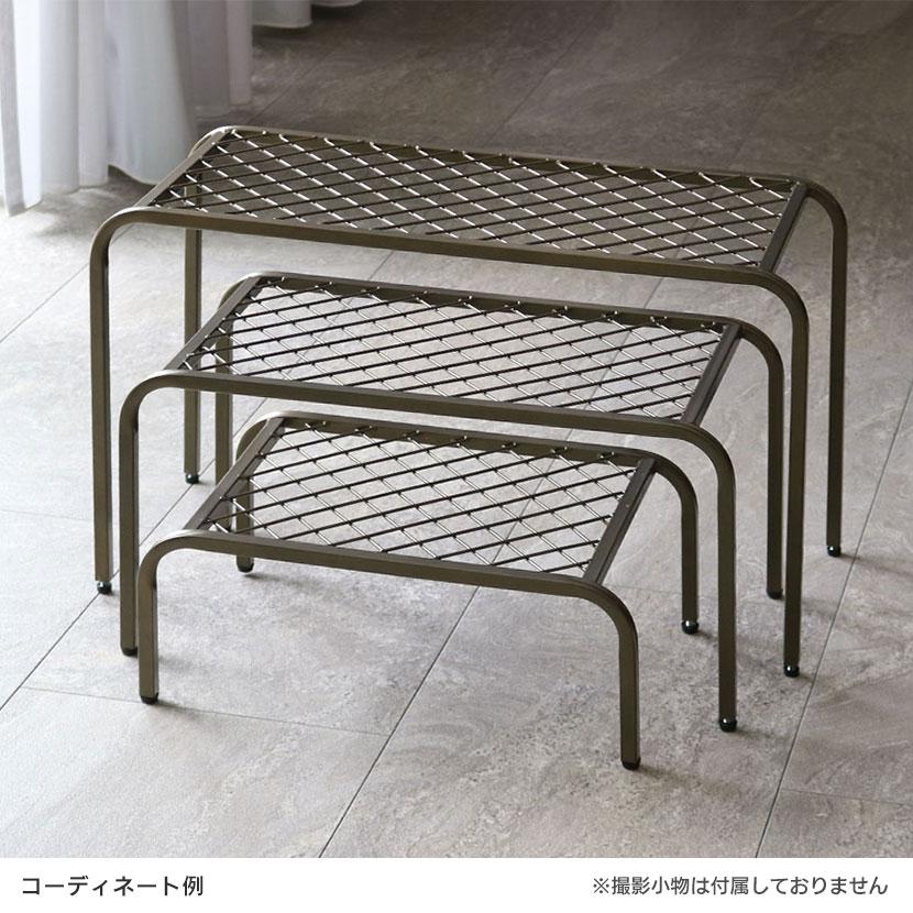 大中小3個セット アイアンプランタースタンド TWILL(ツイル) フラワースタンド 花台 鉢置き台 庭 ベランダ 室内 屋外 玄関 ディスプレイ 観葉植物 |  | 04
