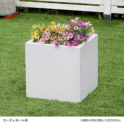 マグネシアプランター TEXTURE テクスチャー 角型 鉢カバー プランターボックス スクエア 花壇 鉢 モダン 庭 ベランダ エントランス ホテル 玄関 幅400mm |  | 02