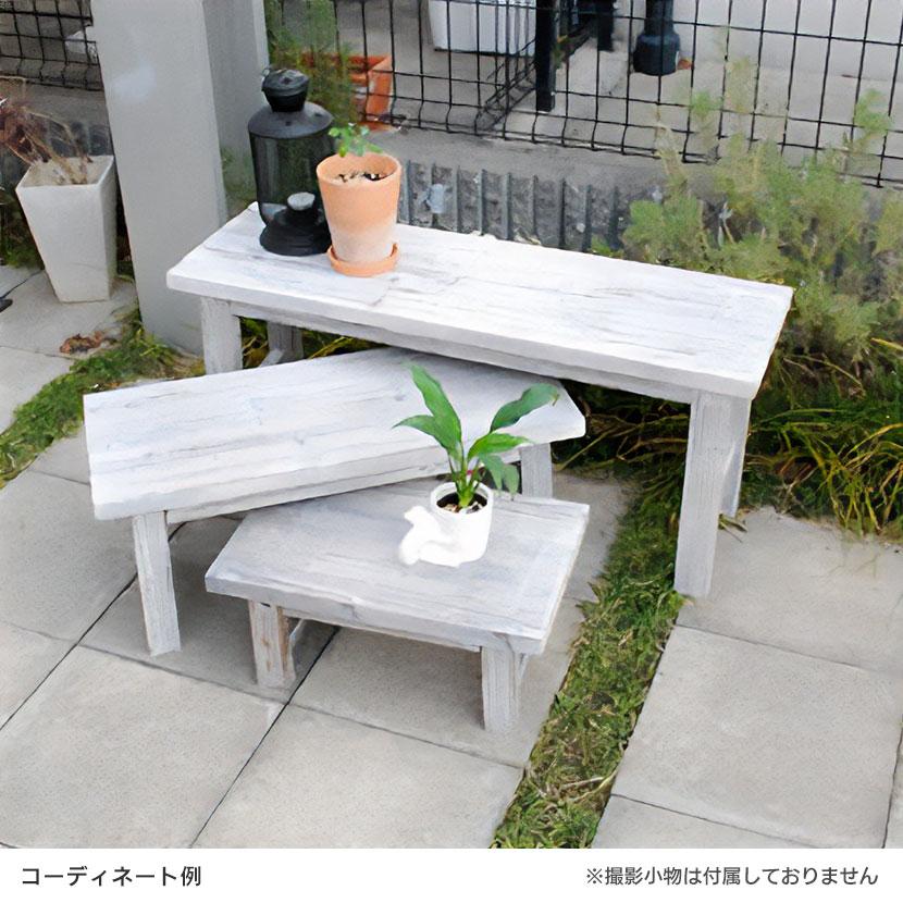 ホワイトスツール風花台 3点セット ロータイプ 木製 フラワースタンド 花台 鉢置き台 サイドテーブル 鉢台 フラワーラック 玄関 ベランダ 庭 室内 屋外 |  | 02