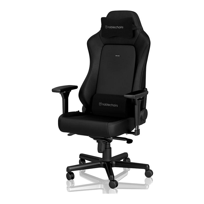 【今週限定値下げ！美品】noblechairs HERO ＋座布団＆肘サポ付き noblechairs ノーブルチェアーズ HERO ワーキングチェア