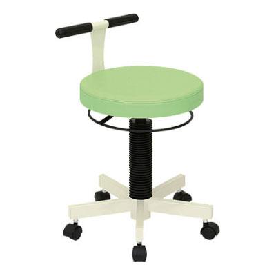 高田ベッド製作所 病院 診察 施術椅子 丸イス PTスツールS(キャスター
