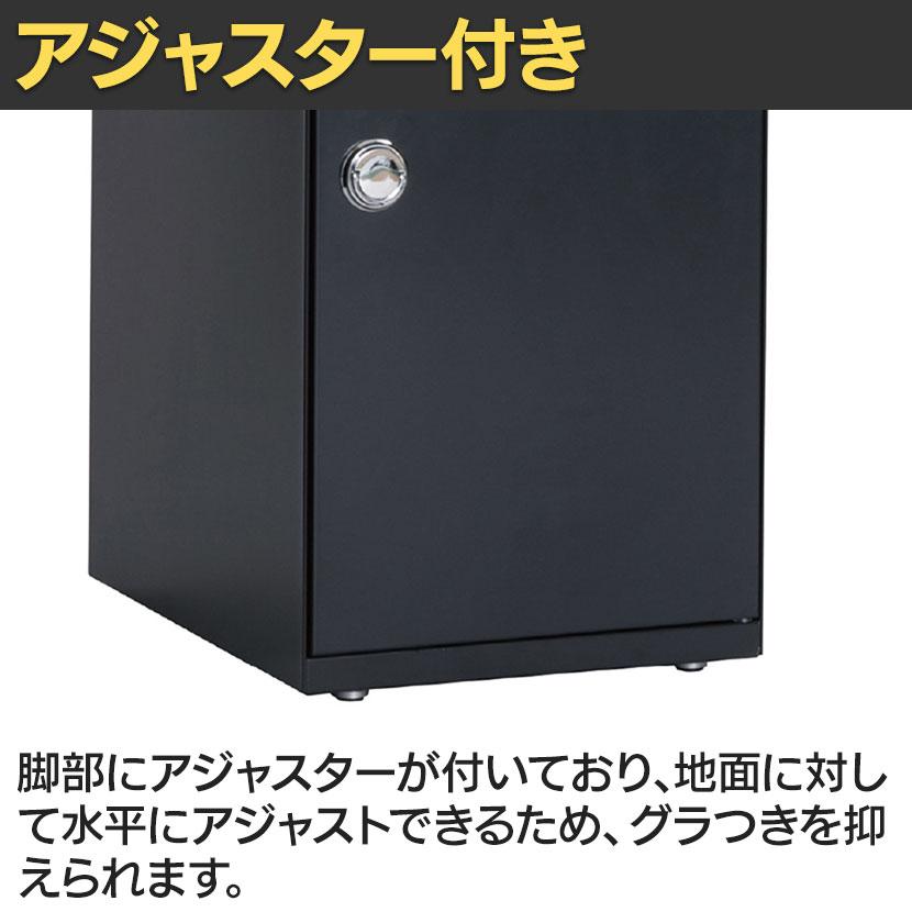 テラモト ニートSL プラスチック用 ゴミ箱 47.5L 角穴 フラップ付き