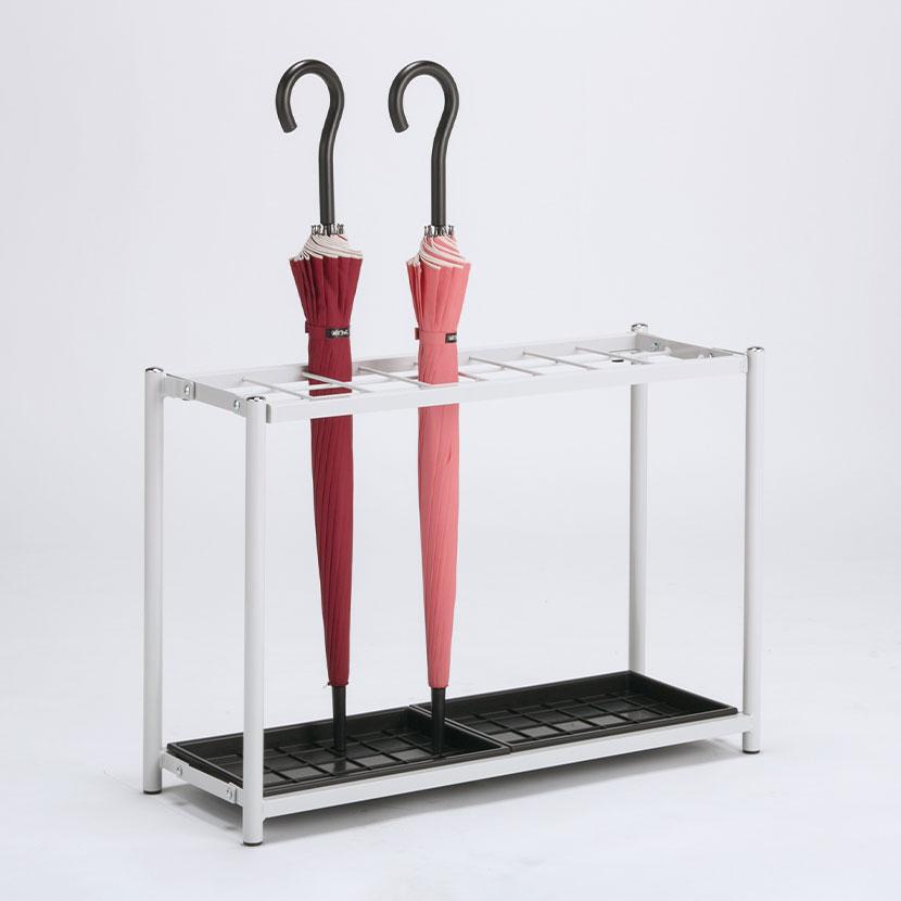美品　テラモト　傘立て　24本収納 テラモト（TERAMOTO） ニュー傘立て 24本立て スチール傘立て