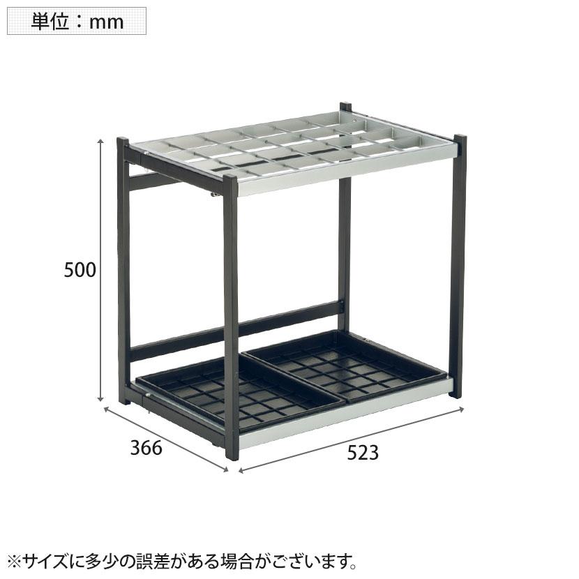 テラモト（TERAMOTO） 折りたたみ式傘立 A型24 傘立て 24本用 幅523