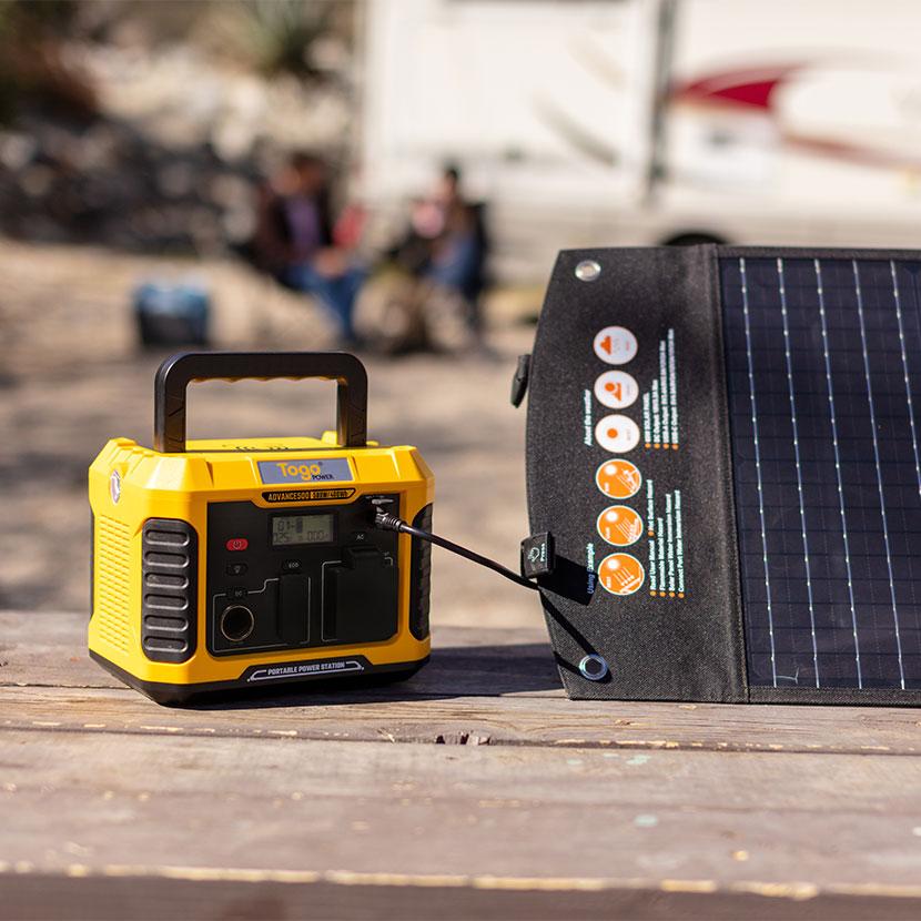 TogoPower ADVANCE500 ポータブル電源 防災安全協会推奨 純正弦波 500W(瞬間最大電力1000W) 400Wh BCP対策 |  | 03