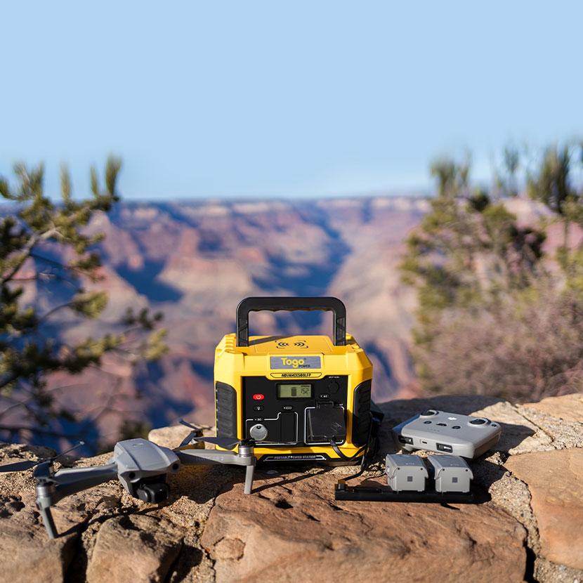 TogoPower ADVANCE500LFP リン酸鉄バッテリー搭載 ポータブル電源 純正弦波 500W(瞬間最大電力1000W) 231Wh BCP対策の画像