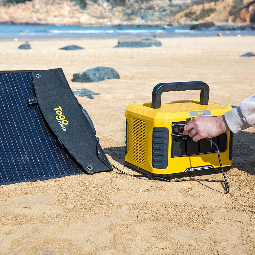 TogoPower ADVANCEシリーズ 折りたたみ式 ソーラーパネル 太陽光パネル 200W BCP対策の画像