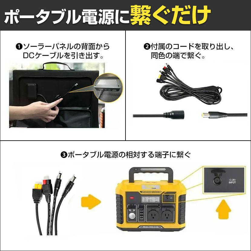 TogoPower ADVANCEシリーズ 折りたたみ式 ソーラーパネル 太陽光パネル 200W BCP対策の画像